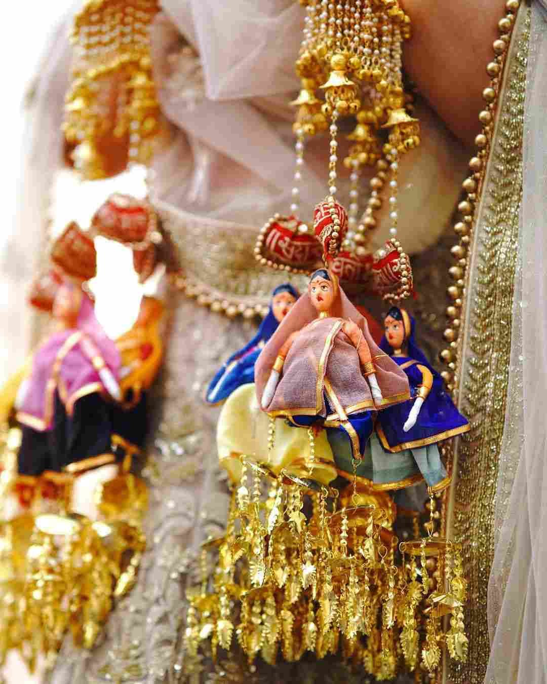 Royal Rajasthani Doll Kaleere for Bride | Handcrafted Bridal Kaleera Set
