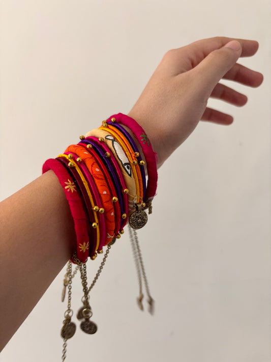 Navraas embellished bangle set