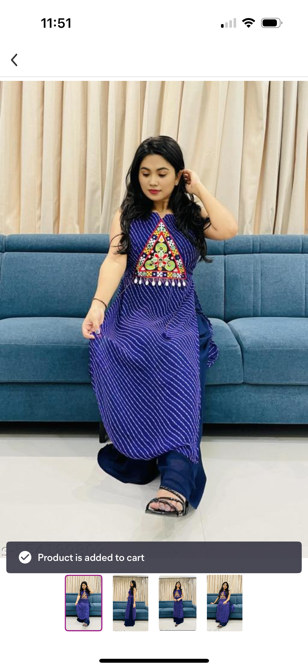 Ruhani thread kurti