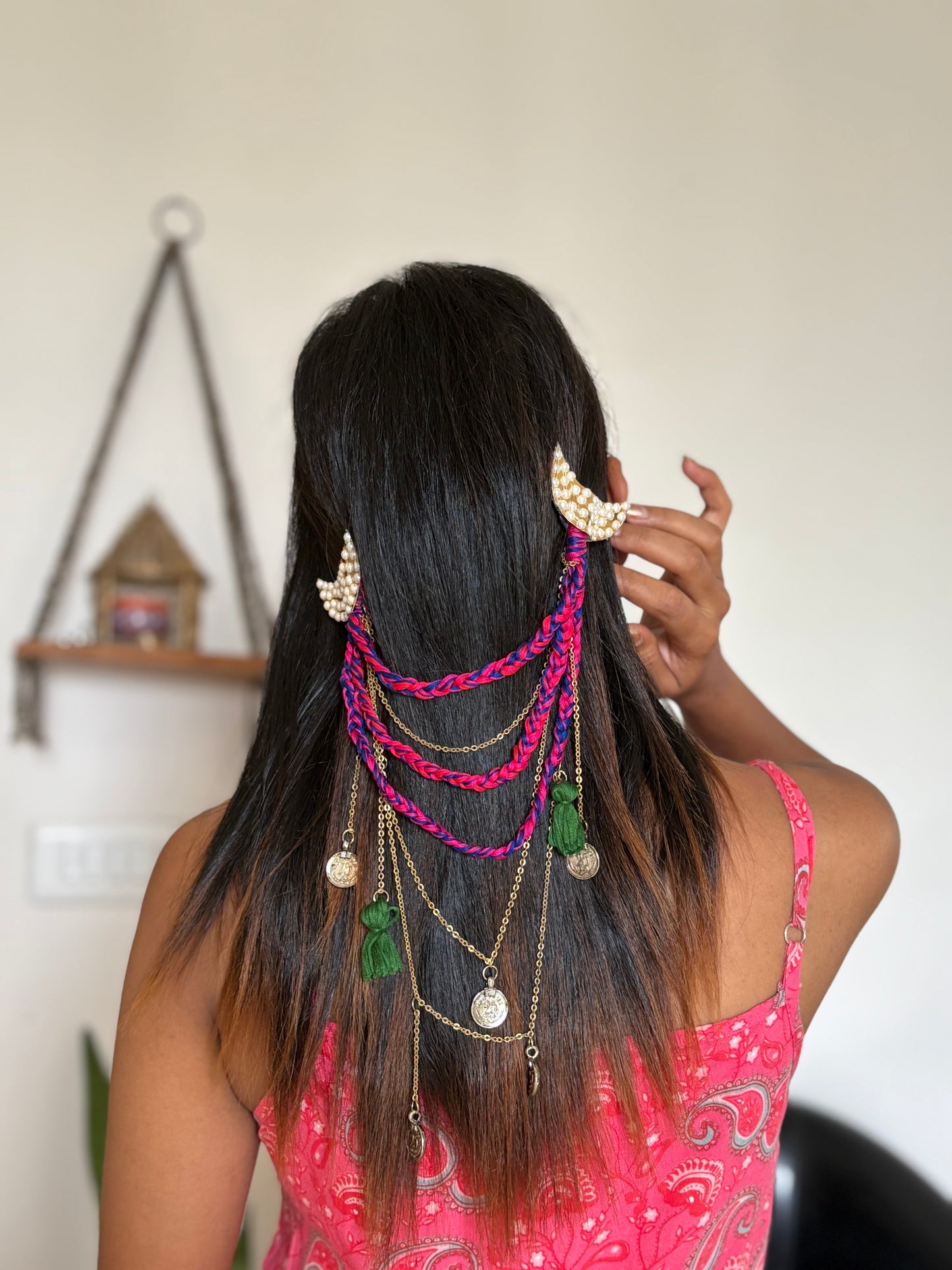 Multi moon Hair Brooch 🌜