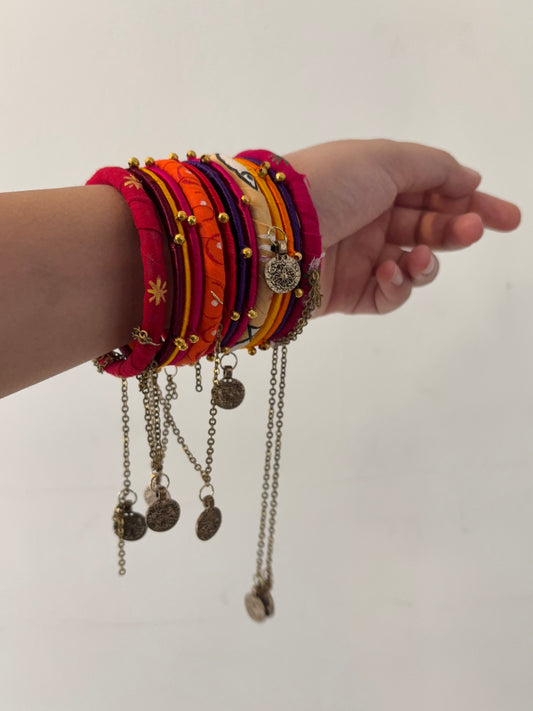 Navraas embellished bangle set