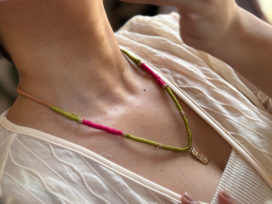 Nazar Noor Handcrafted neck piece