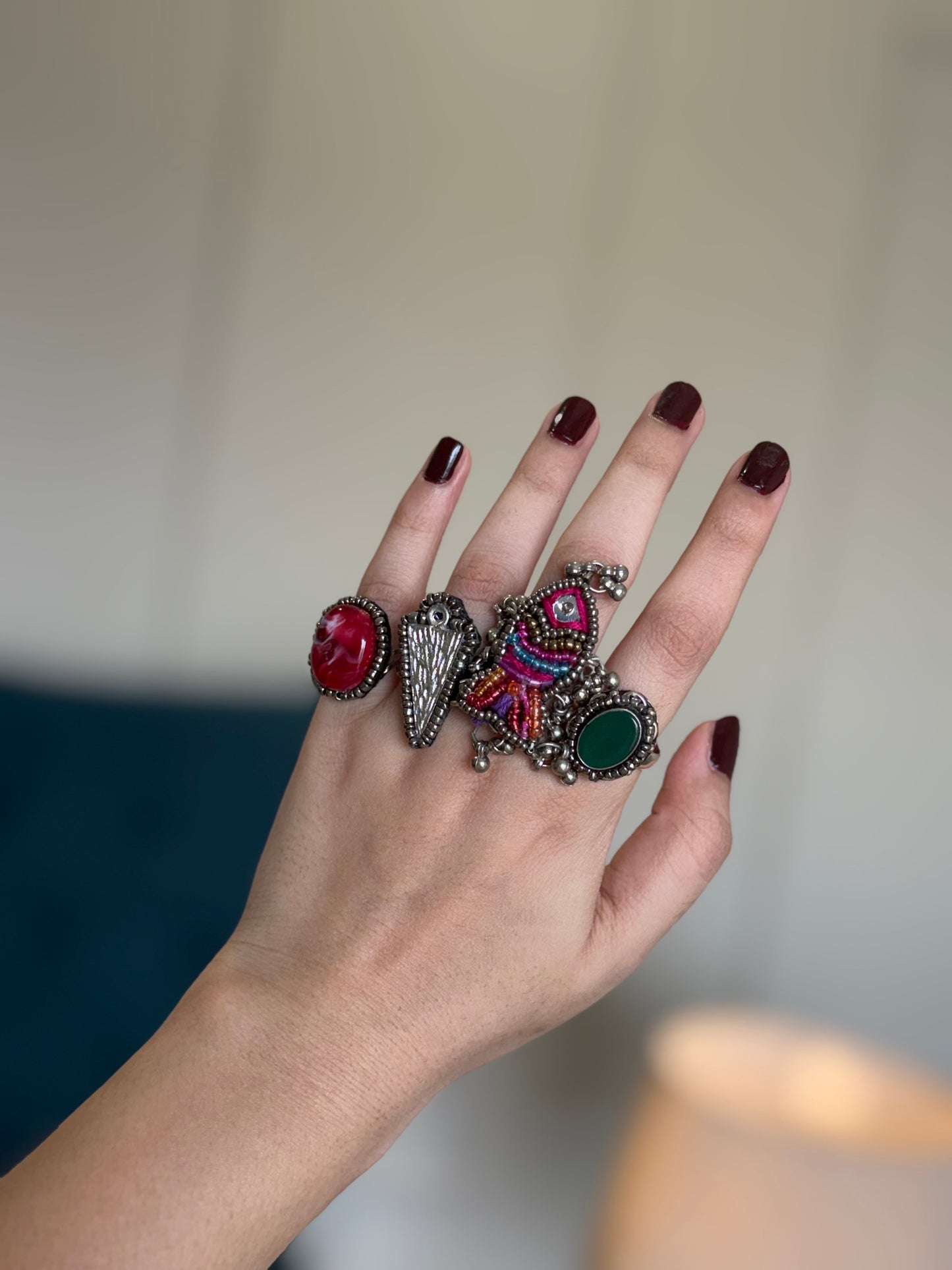 Boho Rings - Set of 4 (FREE SIZE)
