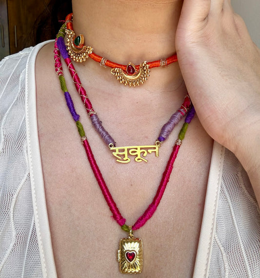 Sukoon Dil mai - Neckpiece (Set of 3)