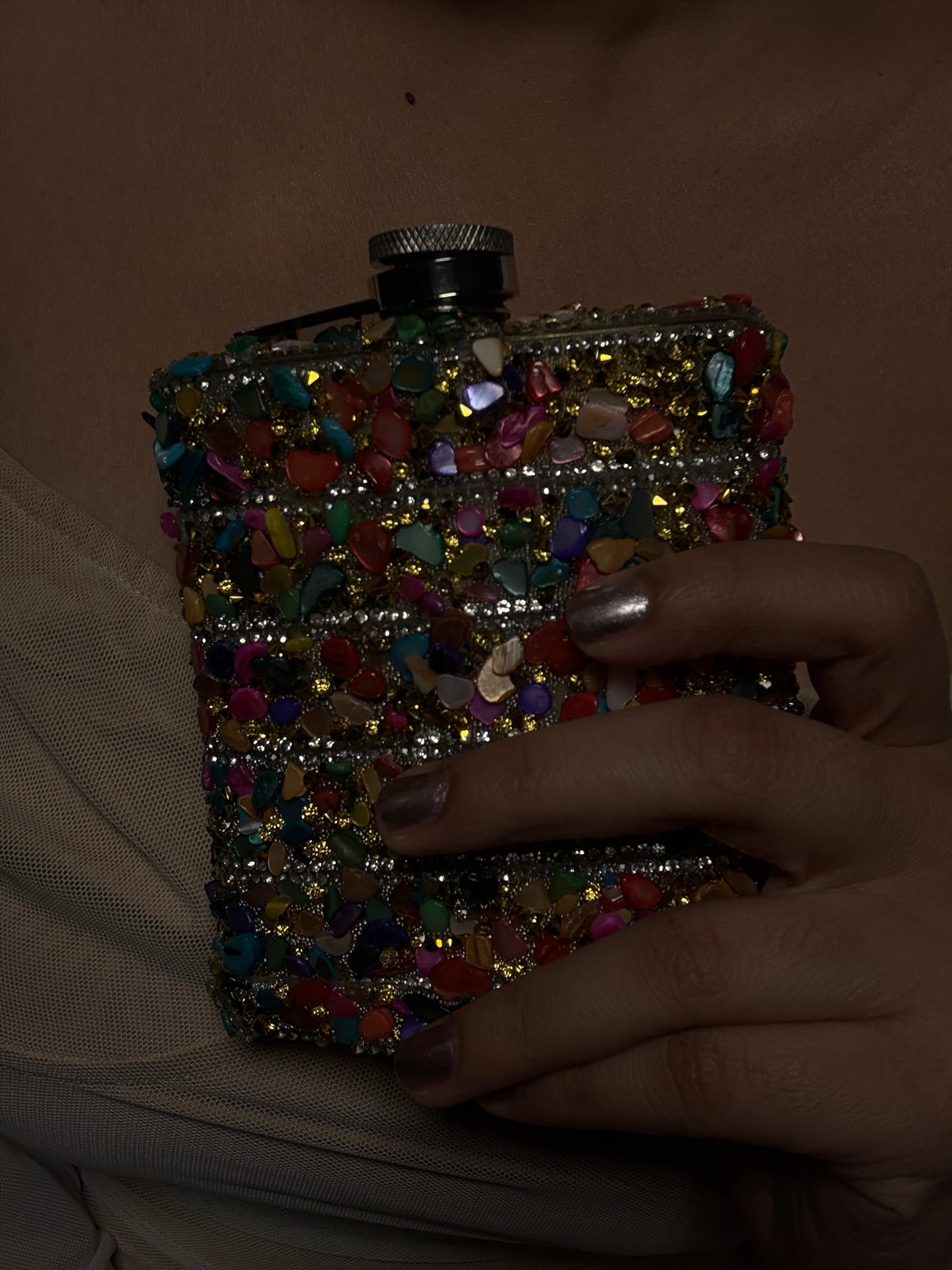 Moonlit Sip Hip Flask