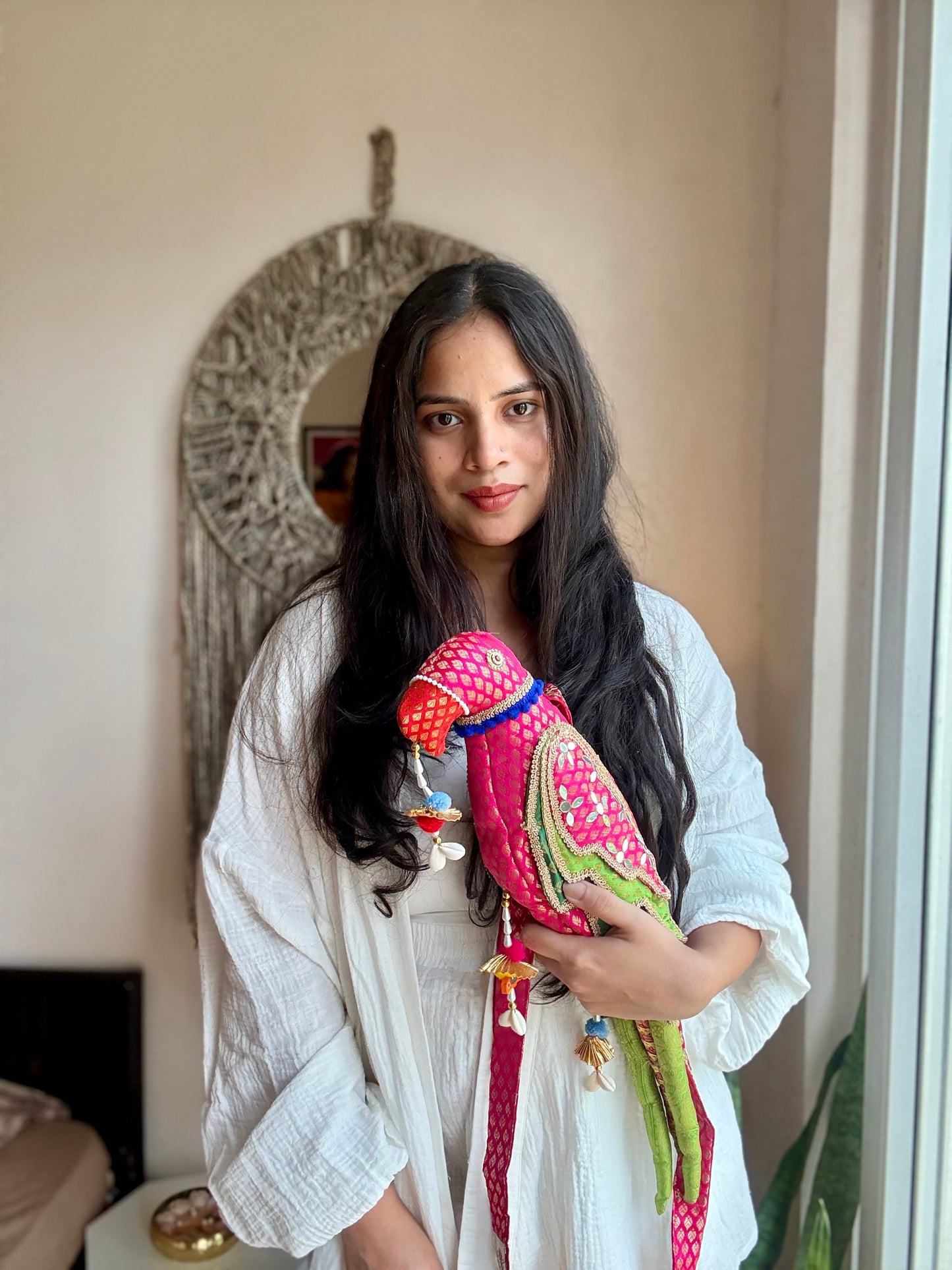 Sunehri Tota – The Heirloom Parrot Bag
