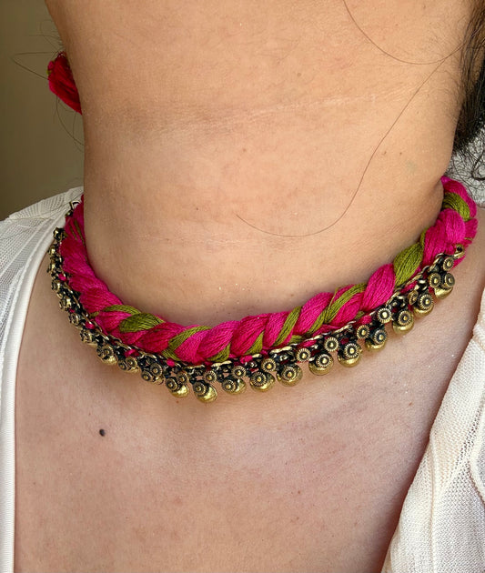 Antique gold neckpiece