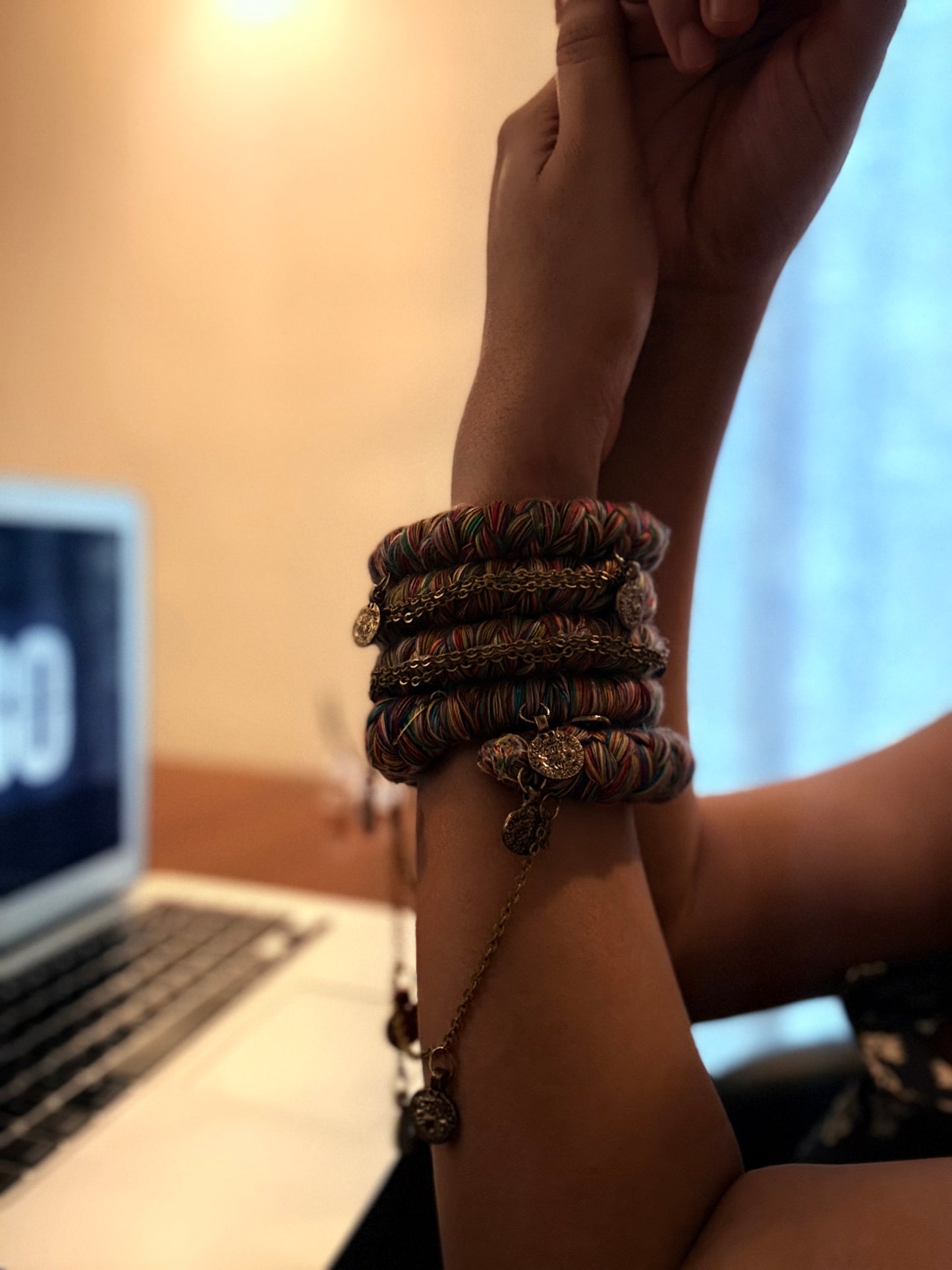 Kashi Spiral Bangle - Free Size