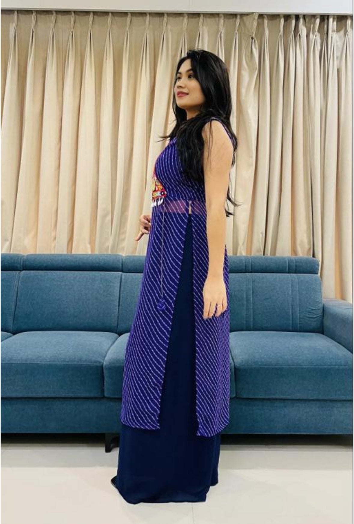 Ruhani thread kurti