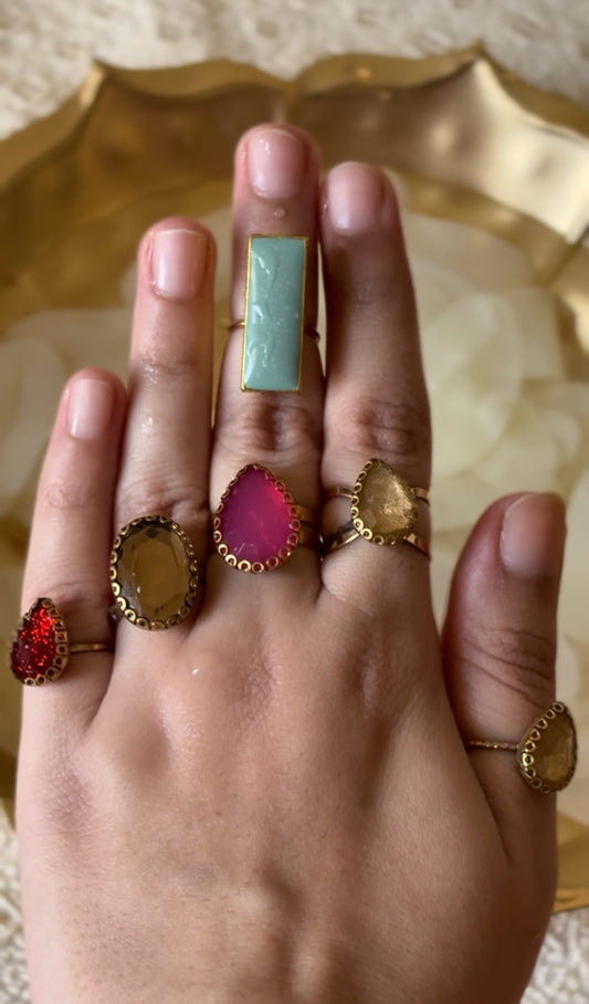 10-Finger Adjustable Stone Nail Rings – The Most Viral Jewelry Trend of 2025
