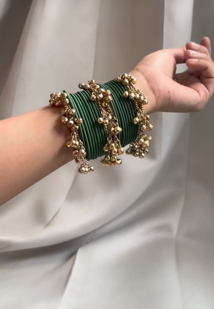 Handcrafted Ghungroo Bangle – Timeless Elegance with a Luxe Indian Touch