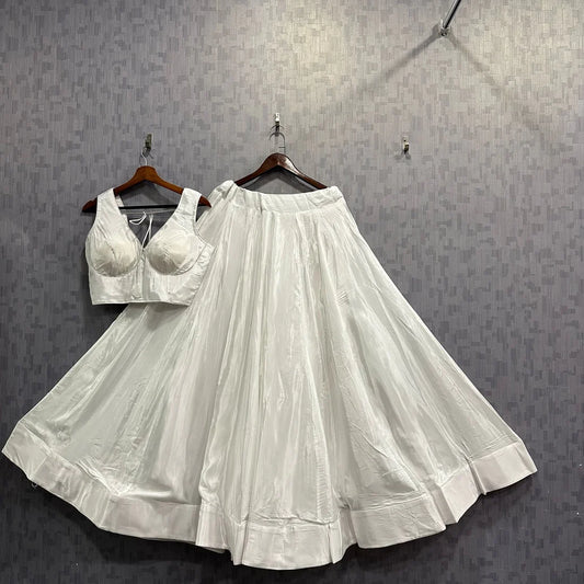 Pure crape Handcrafted Chaniya