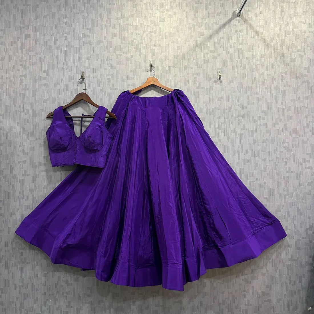 Pure crape Handcrafted Chaniya