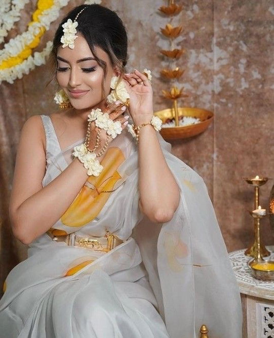 Artificial mogra earings