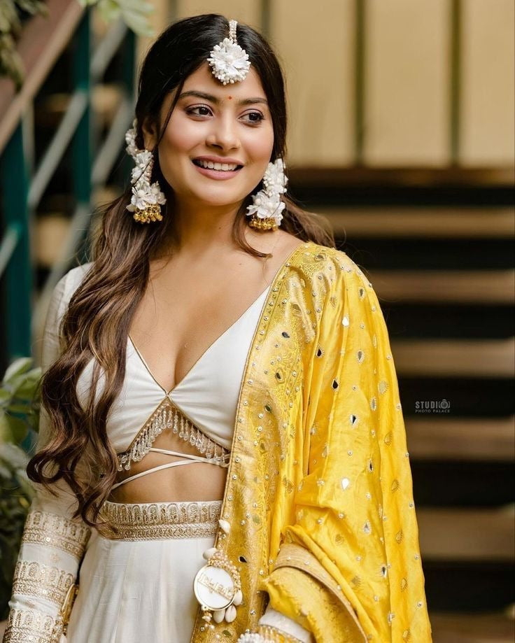 Artificial mogra earings