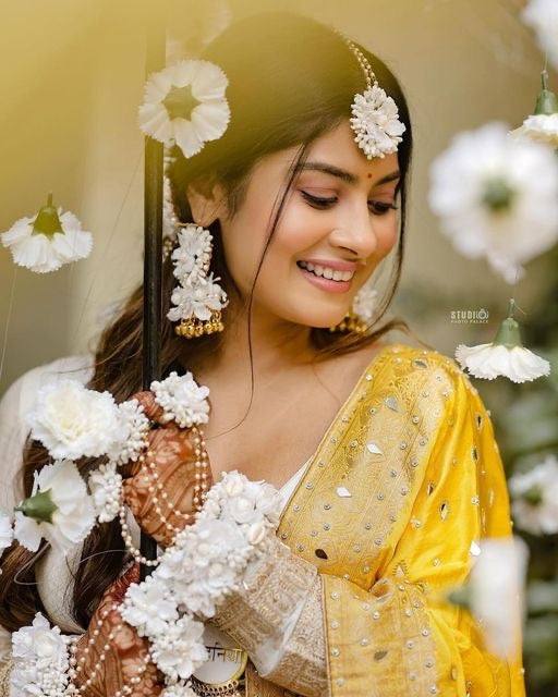 Artificial mogra earings