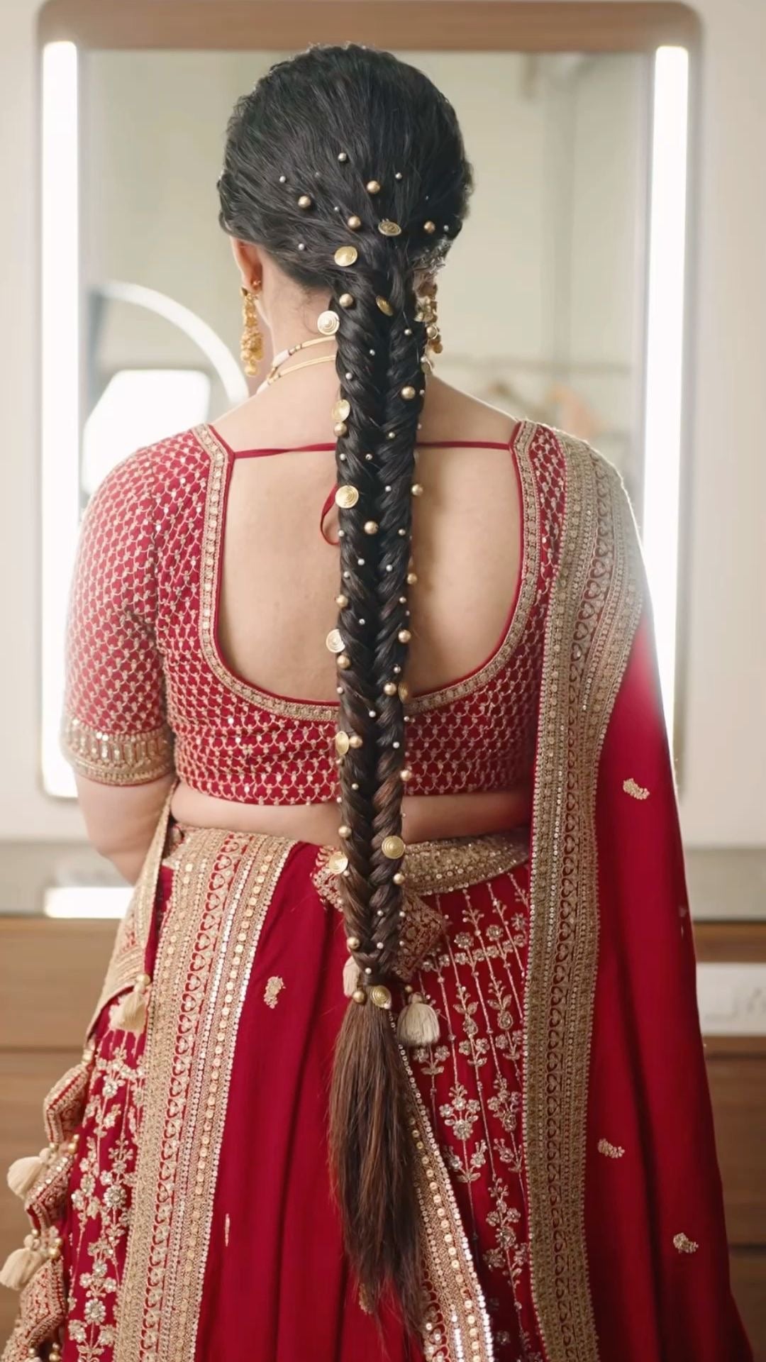 Golden Grace Bridal Hair Braid Set