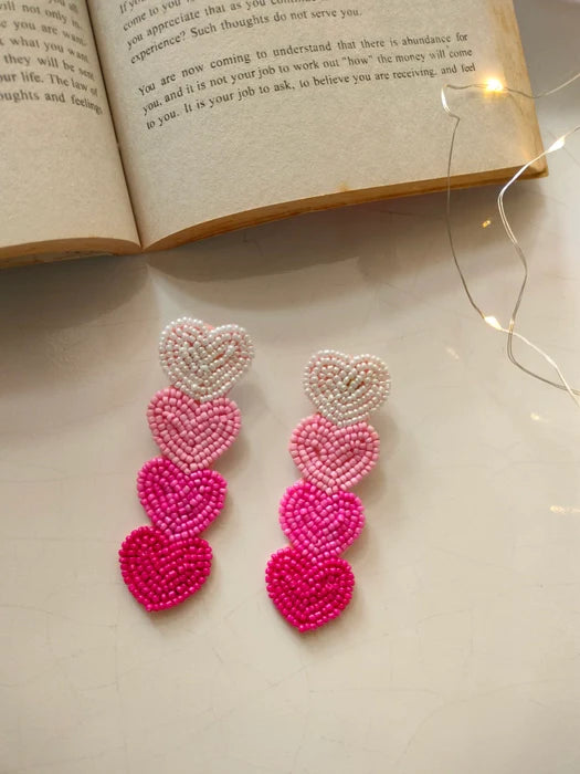 Shades of love Beaded earings