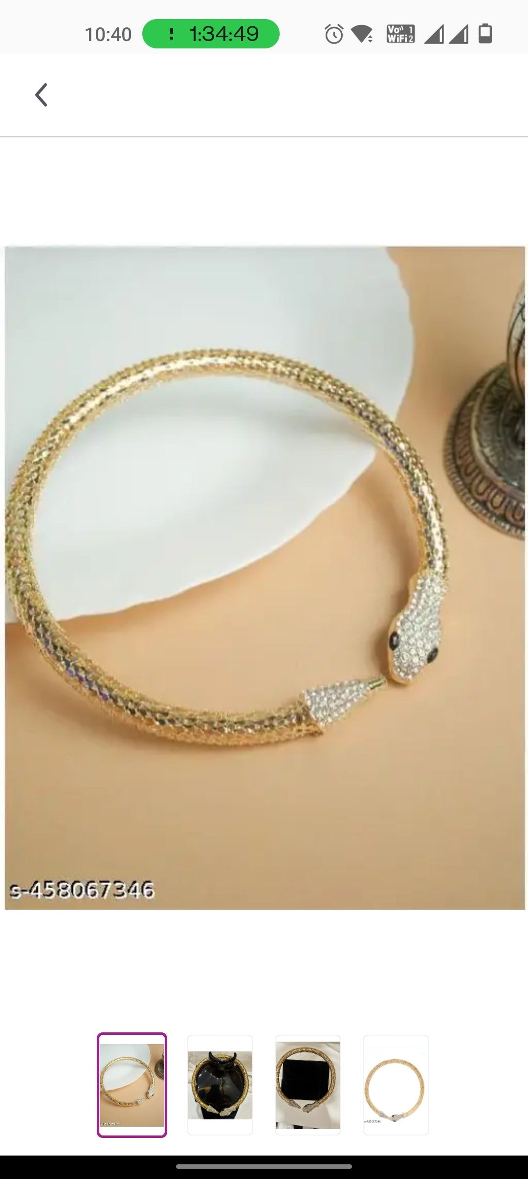 Snake choker - statement piece
