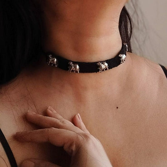 Pichwai Choker - Minimalist style