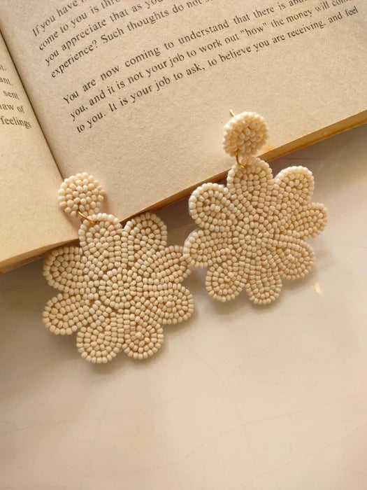 Floral Bliss Hand beaded earrings