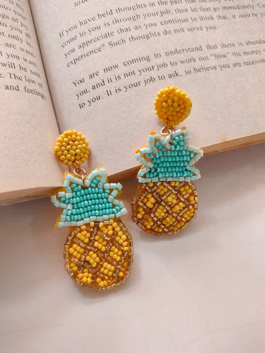 Pineapple 🍍 Beaded earings
