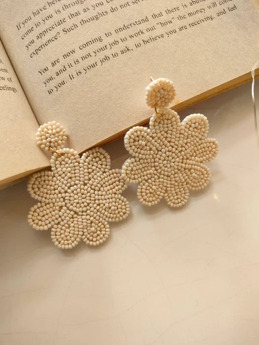 Floral Bliss Hand beaded earrings