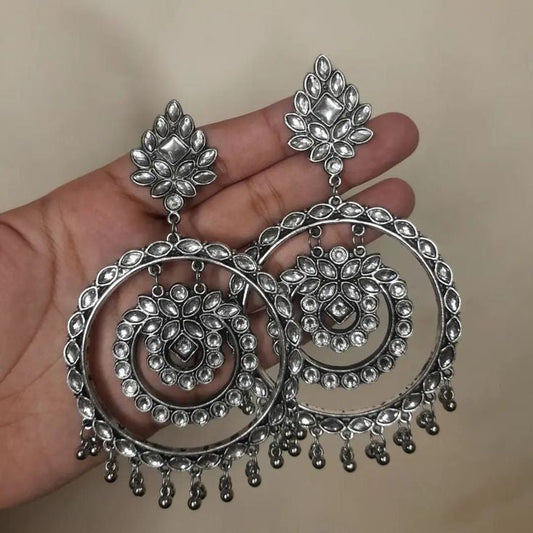 Boho girl inspired mirror earings