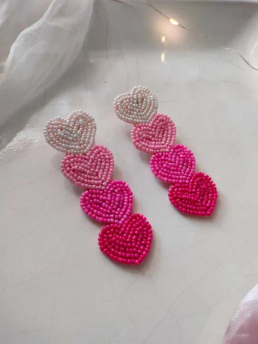 Shades of love Beaded earings