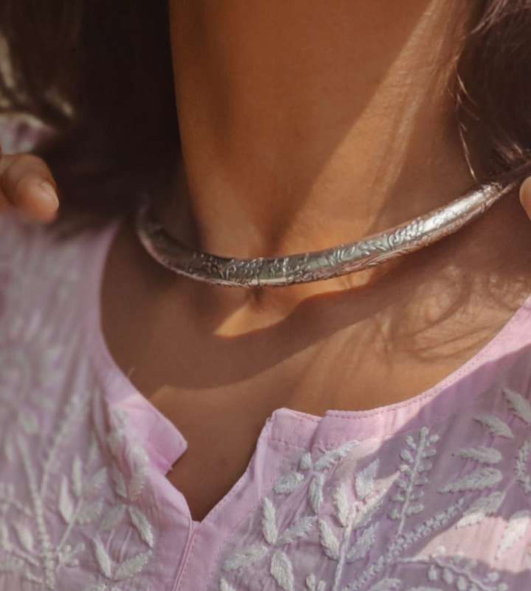 Oxidised Hasli Choker