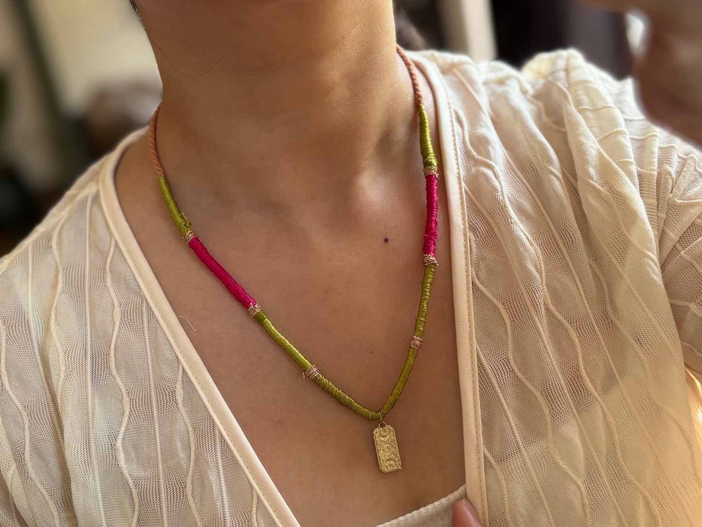 Nazar Noor Handcrafted neck piece