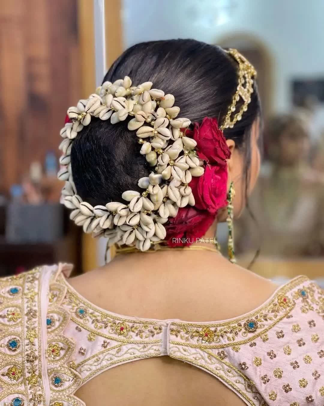 Boho shell bun accessories