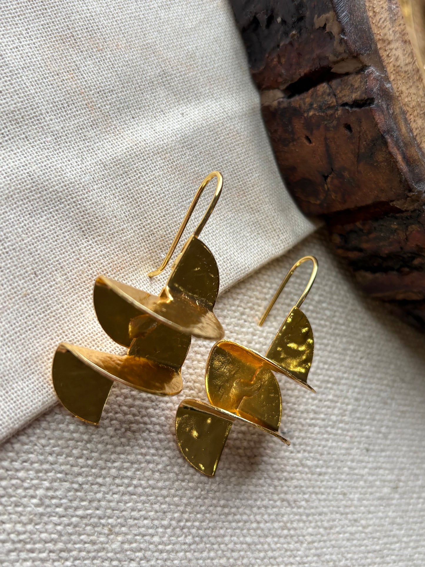 Spiral earrings