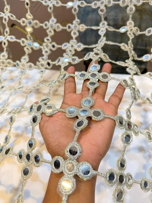 Mirror Poshida Veil - White gold