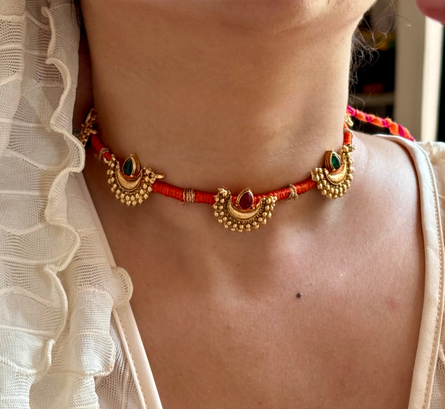 Phool kanthi neckpiece