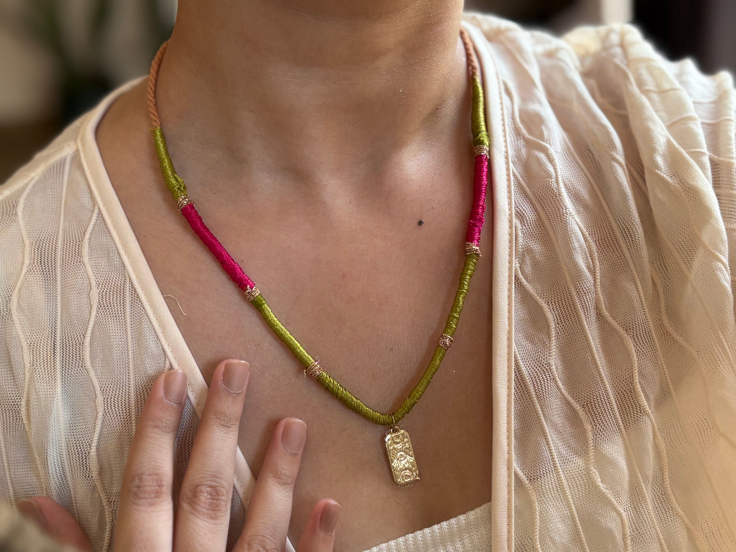 Nazar Noor Handcrafted neck piece