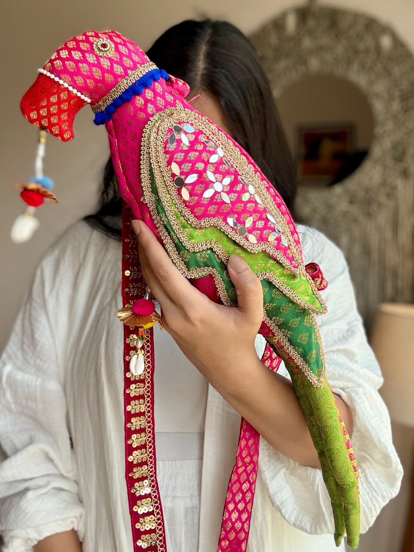Sunehri Tota – The Heirloom Parrot Bag