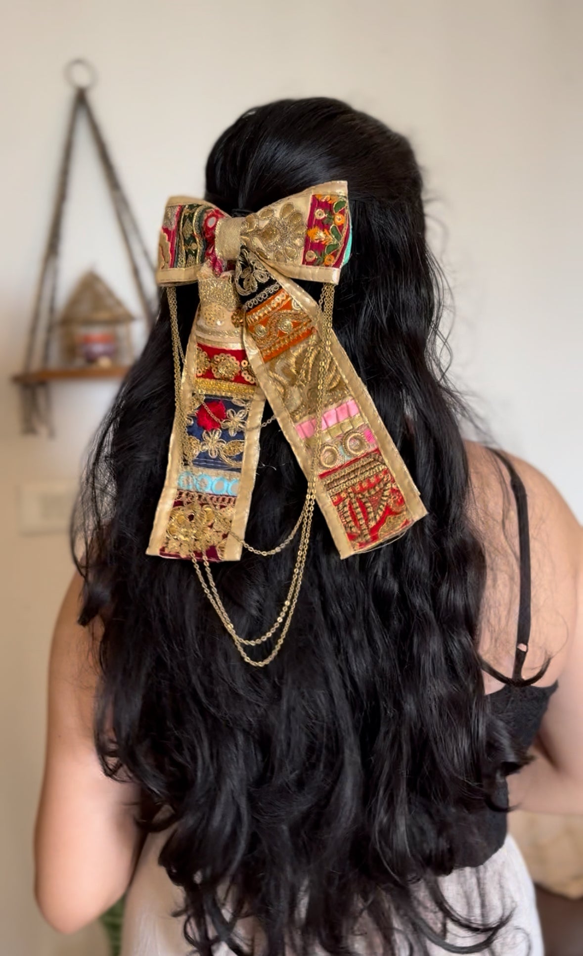 “Raas Rang Bow” – Navratri Special Hair Bow
