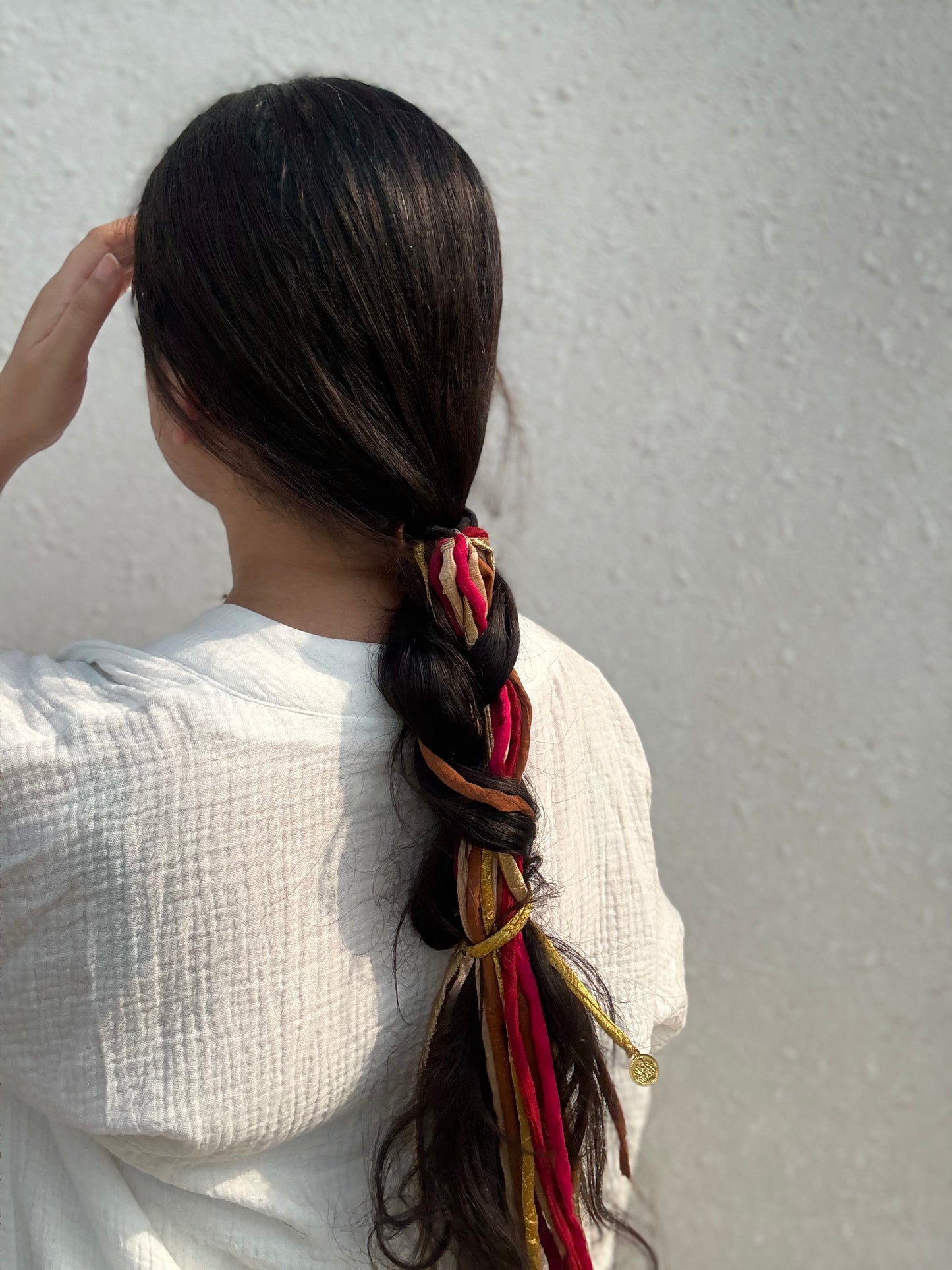 Textile hair Strings