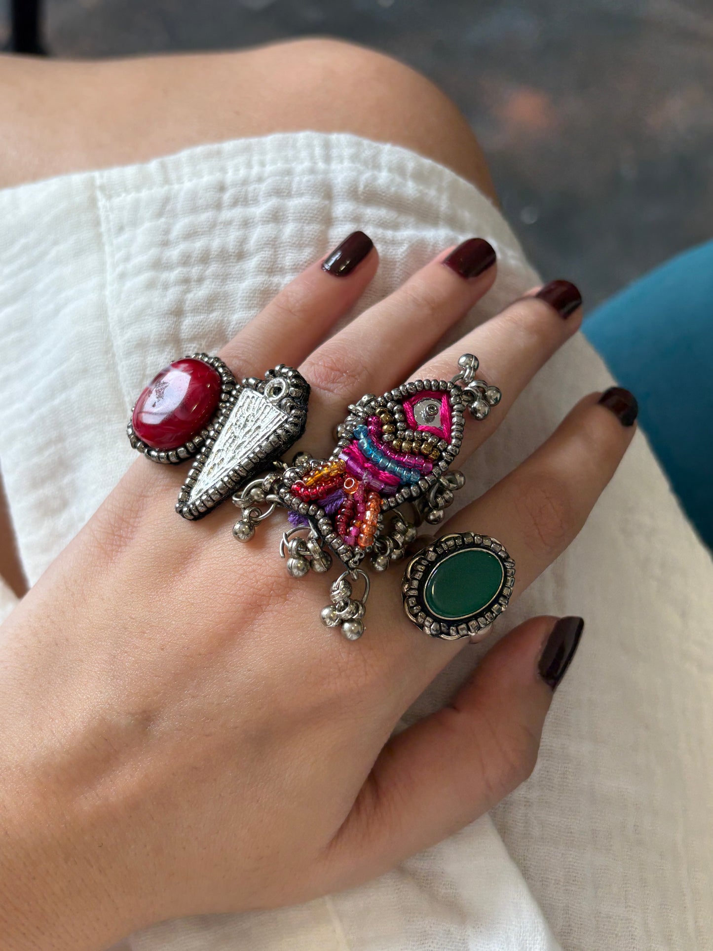 Boho Rings - Set of 4 (FREE SIZE)