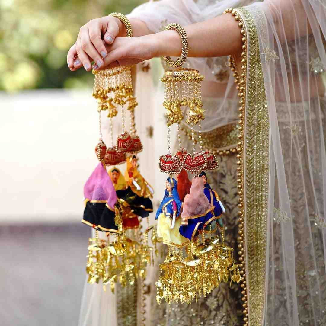 Royal Rajasthani Doll Kaleere for Bride | Handcrafted Bridal Kaleera Set
