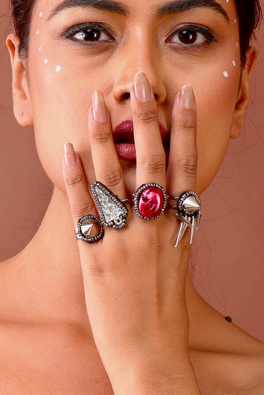 Boho Ring - Set of 4