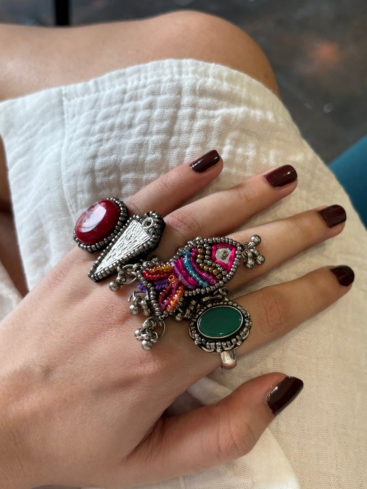 Boho Rings - Set of 4 (FREE SIZE)