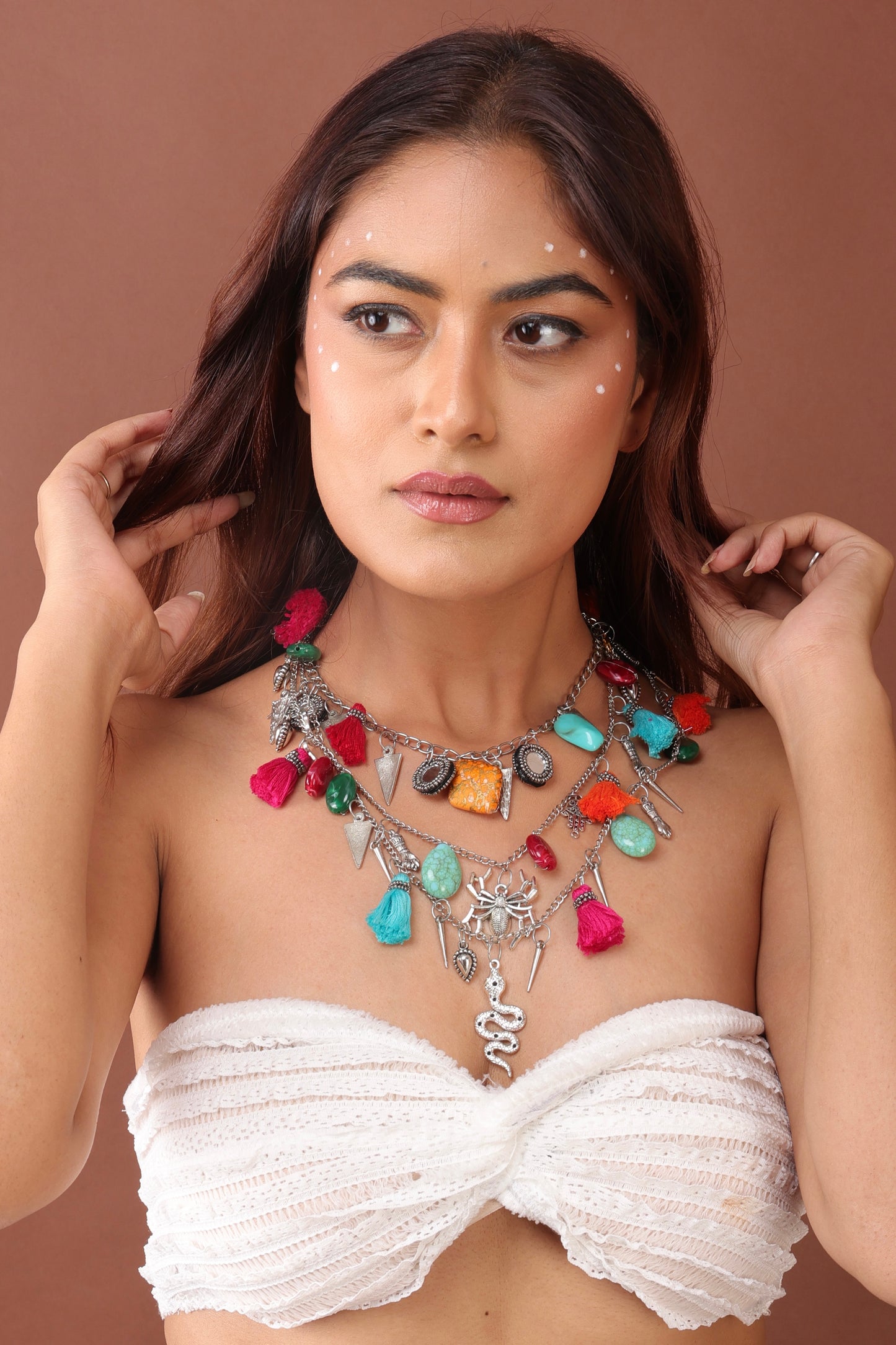 The Untamed Trinity - 3 layer neckpiece