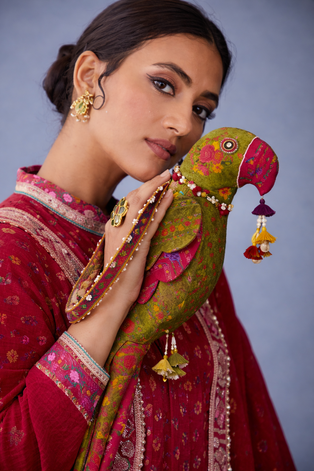 Sunehri Tota – The Heirloom Parrot Bag