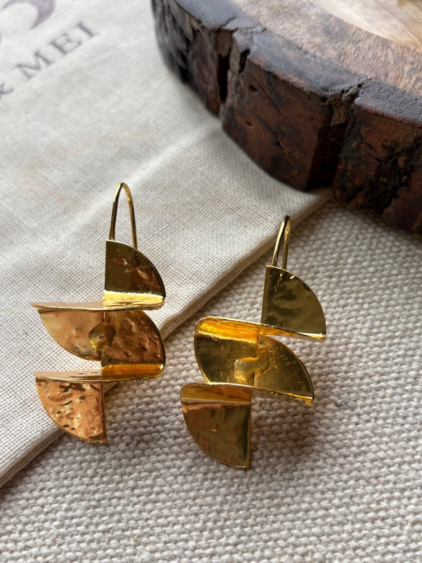 Spiral earrings