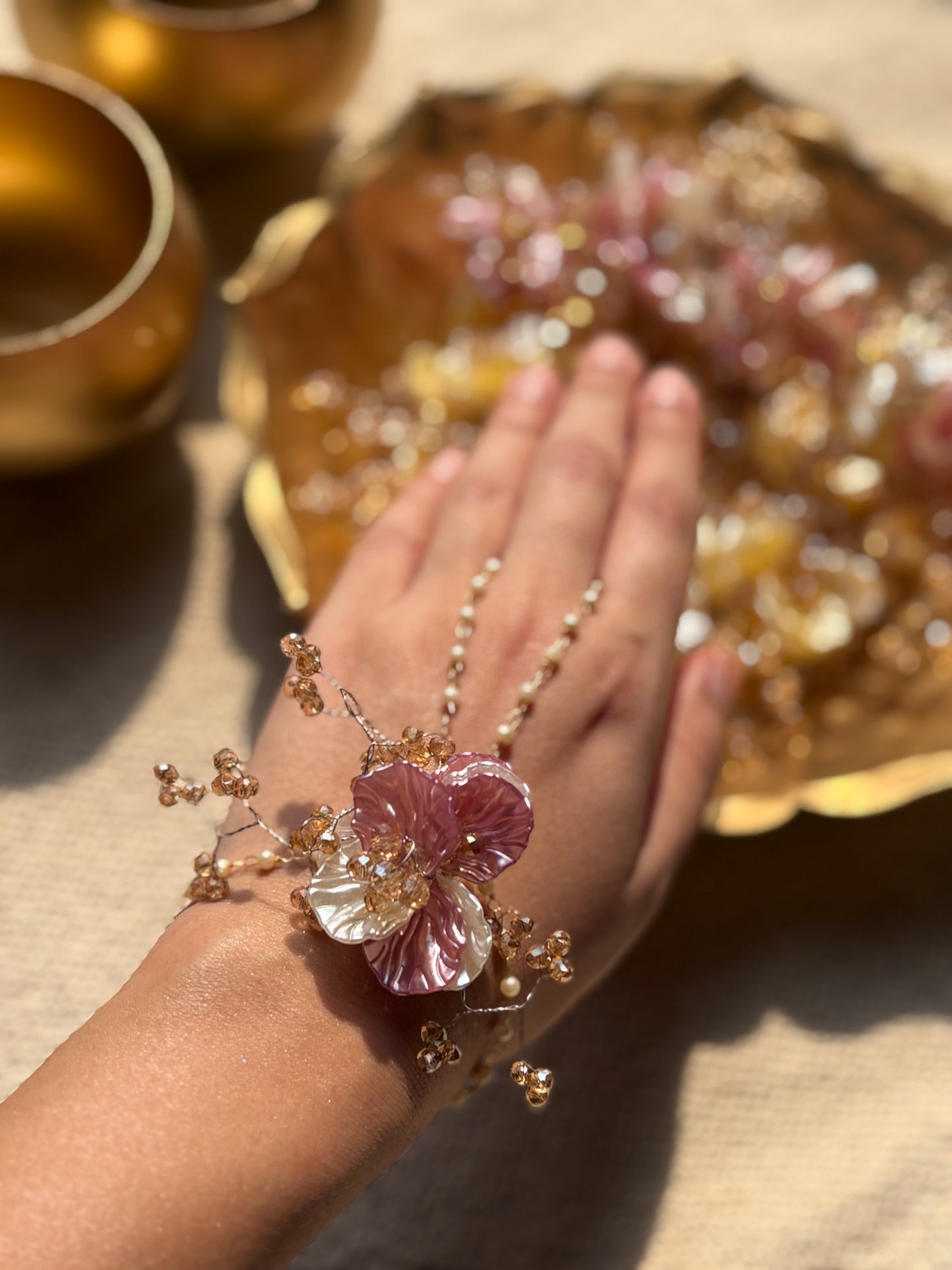 Minimalist resin hathphool (set of 2)