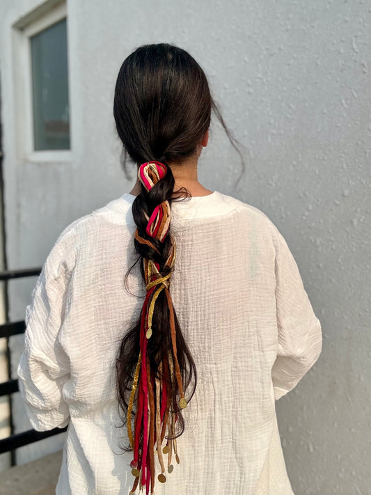 Textile hair Strings