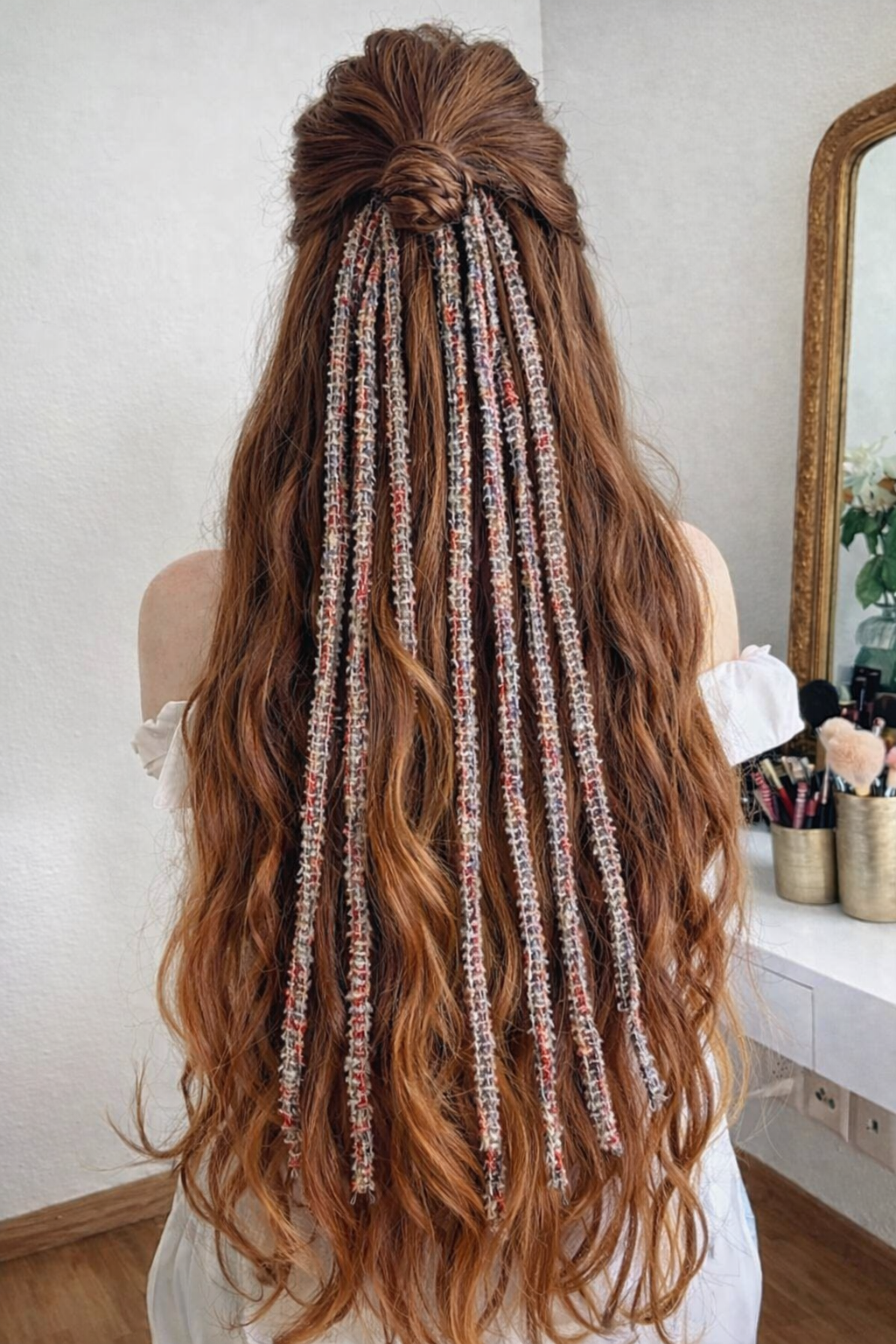 Multicolour gypsy hair accessories