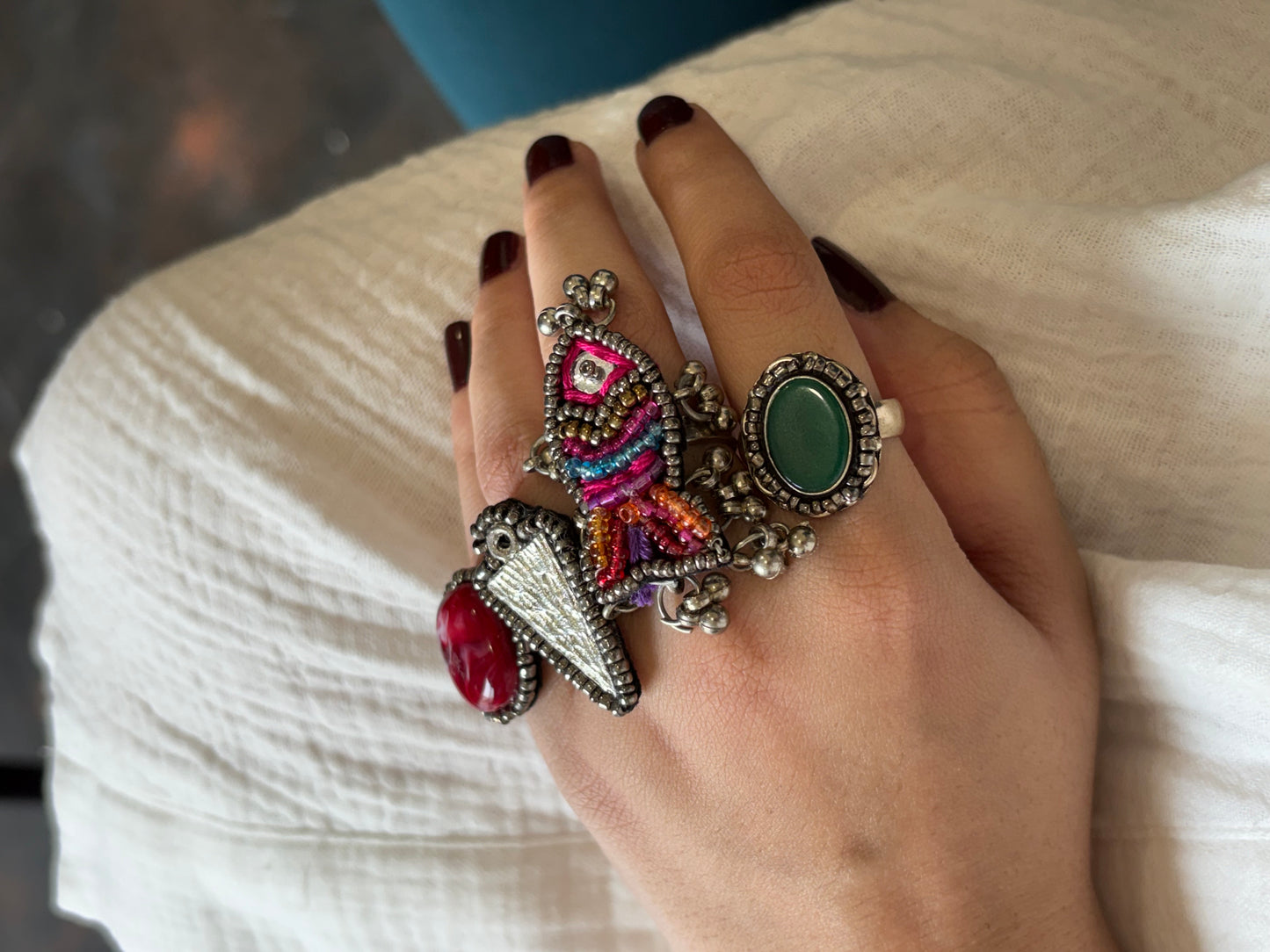 Boho Rings - Set of 4 (FREE SIZE)